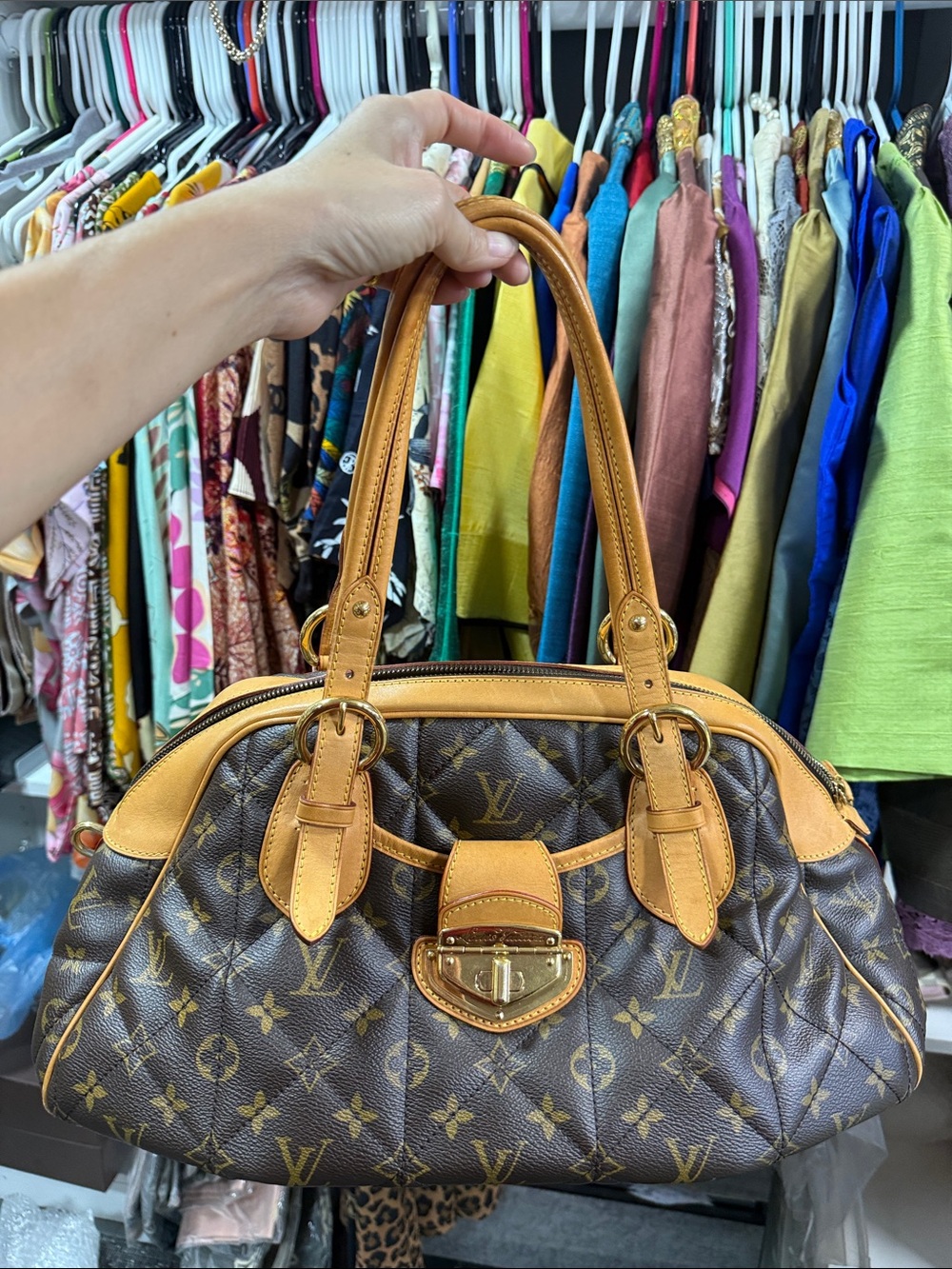 LOUIS VUITTON Etoile Monogram Bowling Bag